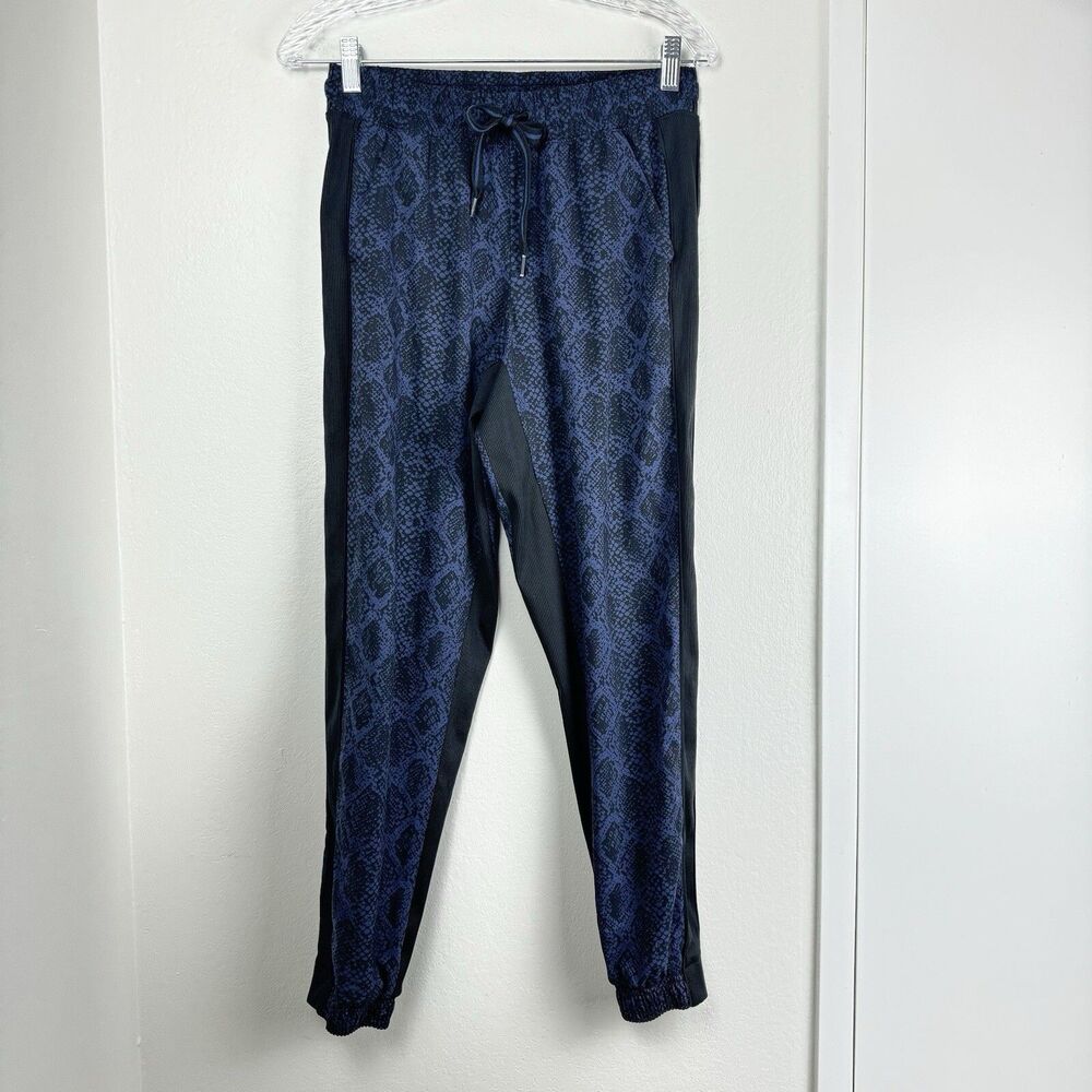 Athleta Brooklyn Joggers Pants Size 2 Blue Hiking Stretch Pull On Travel